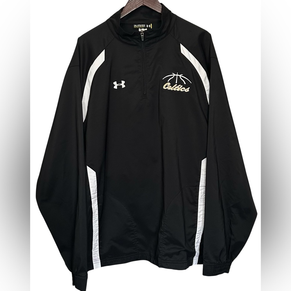 Under Armour Boston Celtics 1/4 Zip Pullover SZ 2XL